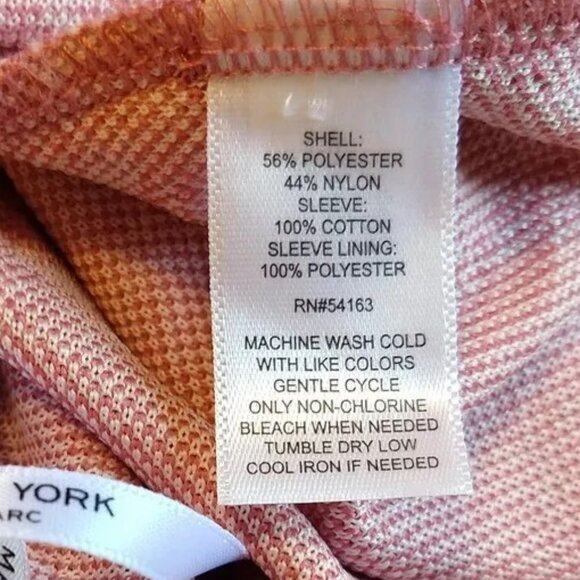 Andrew Marc New York Pullover Blouse Short Puff Balloon Sleeves M Boho - Picture 5 of 6